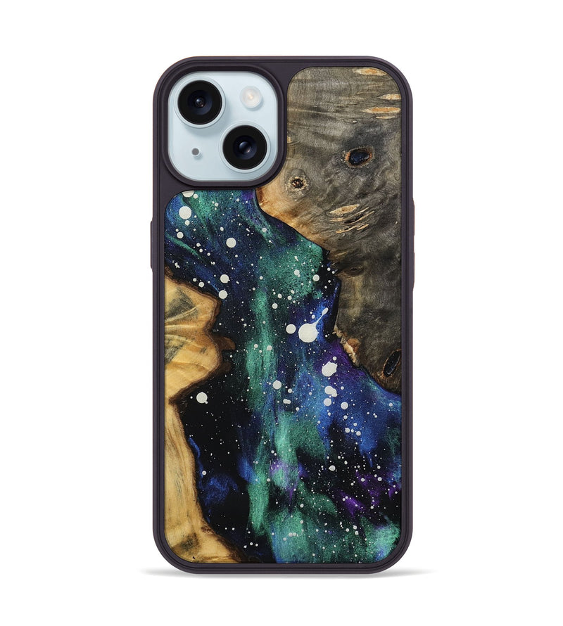 iPhone 15 Wood Phone Case - Louann (Cosmos, 801210)