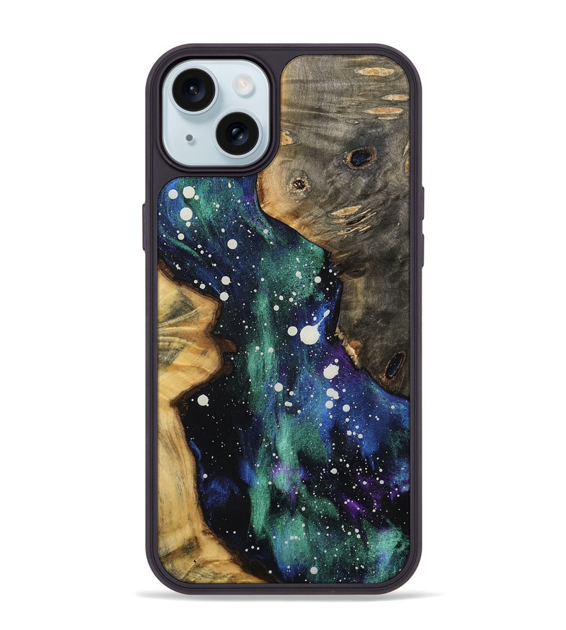iPhone 15 Plus Wood Phone Case - Louann (Cosmos, 801210)