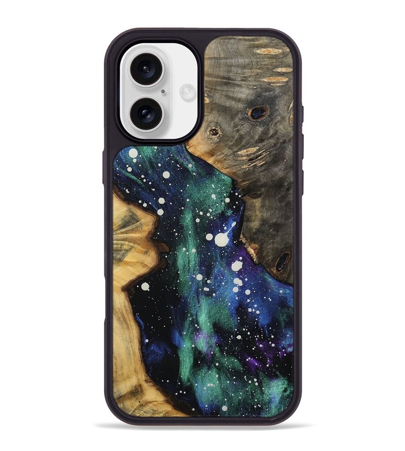 iPhone 16 Plus Wood Phone Case - Louann (Cosmos, 801210)