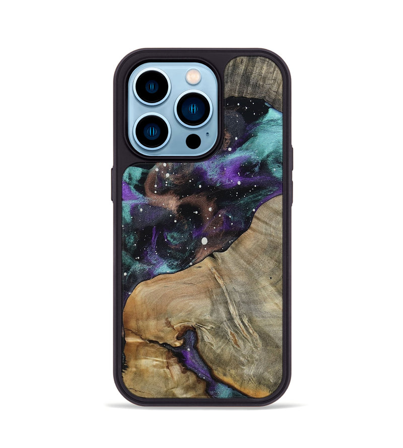 iPhone 14 Pro Wood Phone Case - Evette (Cosmos, 801211)