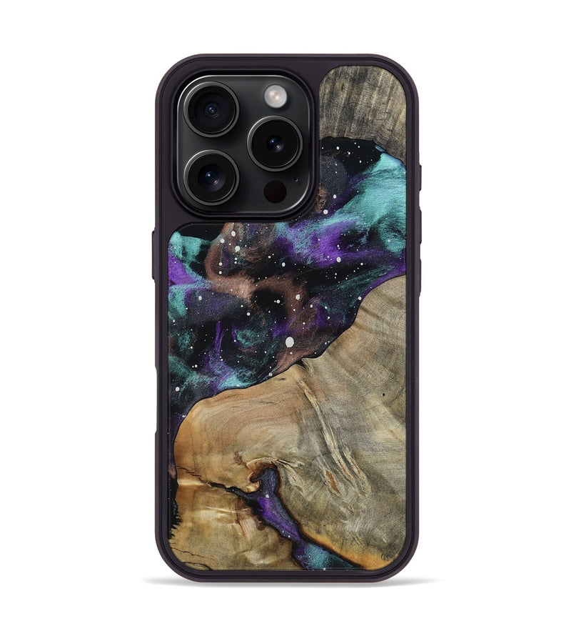 iPhone 16 Pro Wood Phone Case - Evette (Cosmos, 801211)
