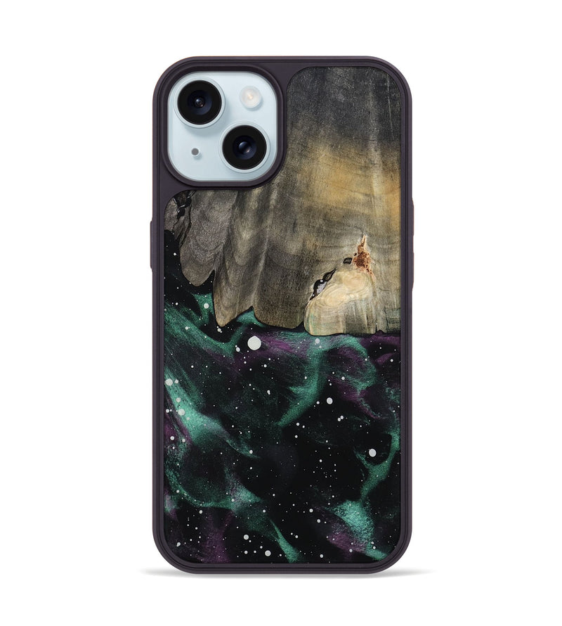 iPhone 15 Wood Phone Case - Gayle (Cosmos, 801212)