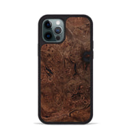 iPhone 12 Pro Wood Phone Case - Mina (Wood Burl, 801216)