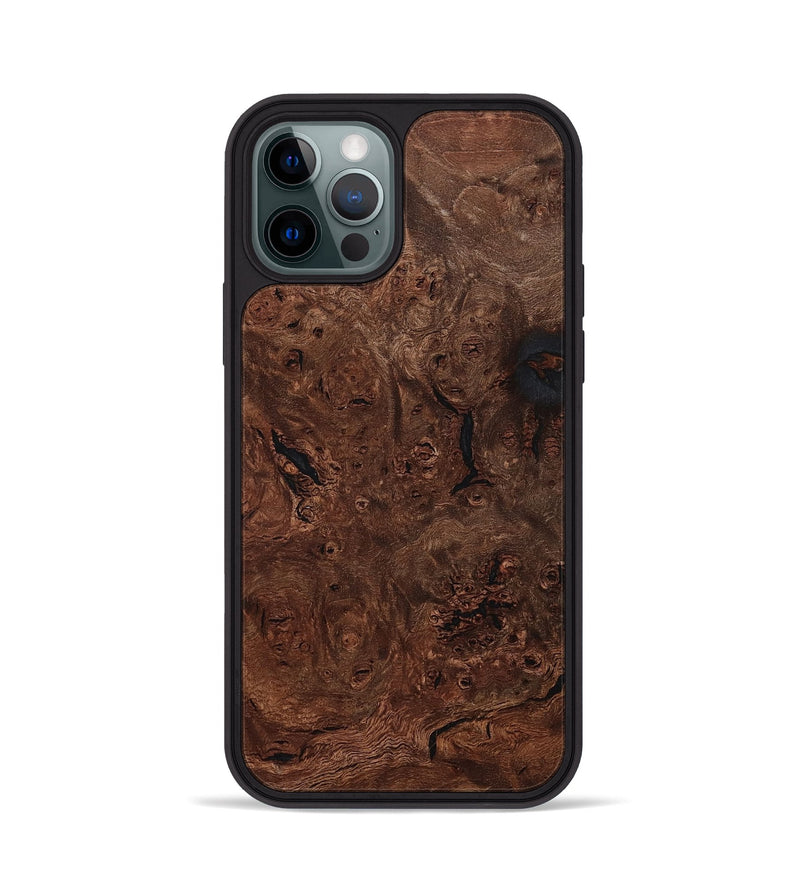 iPhone 12 Pro Wood Phone Case - Mina (Wood Burl, 801216)