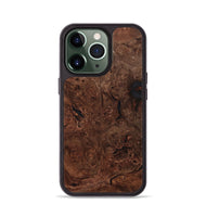 iPhone 13 Pro Wood Phone Case - Mina (Wood Burl, 801216)