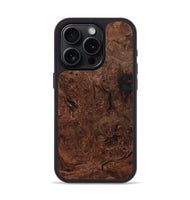 iPhone 15 Pro Wood Phone Case - Mina (Wood Burl, 801216)