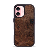iPhone 16 Wood Phone Case - Mina (Wood Burl, 801216)