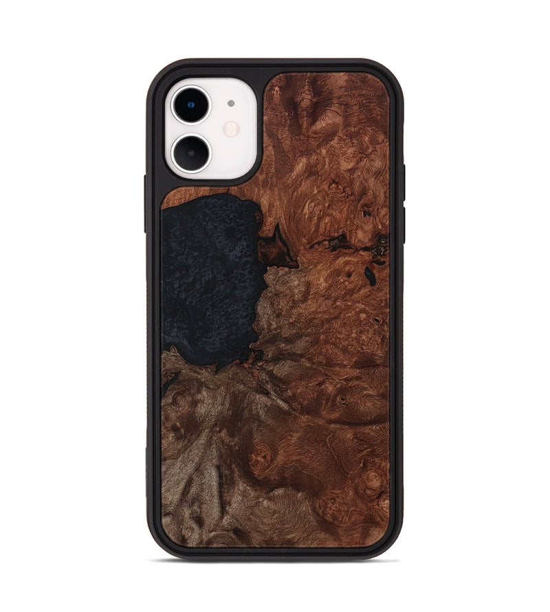 iPhone 11 Wood Phone Case - Baylor (Wood Burl, 801217)