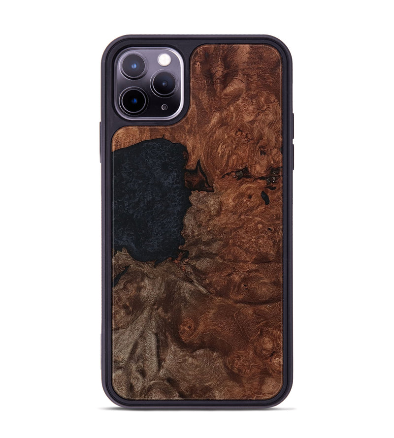iPhone 11 Pro Max Wood Phone Case - Baylor (Wood Burl, 801217)