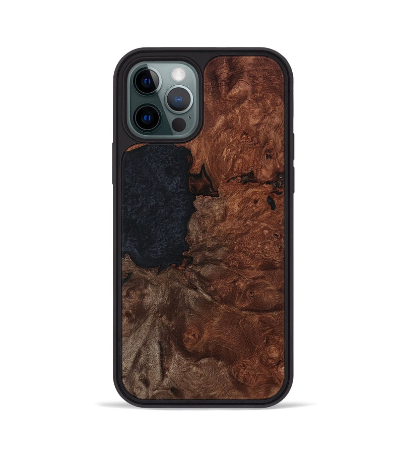 iPhone 12 Pro Wood Phone Case - Baylor (Wood Burl, 801217)