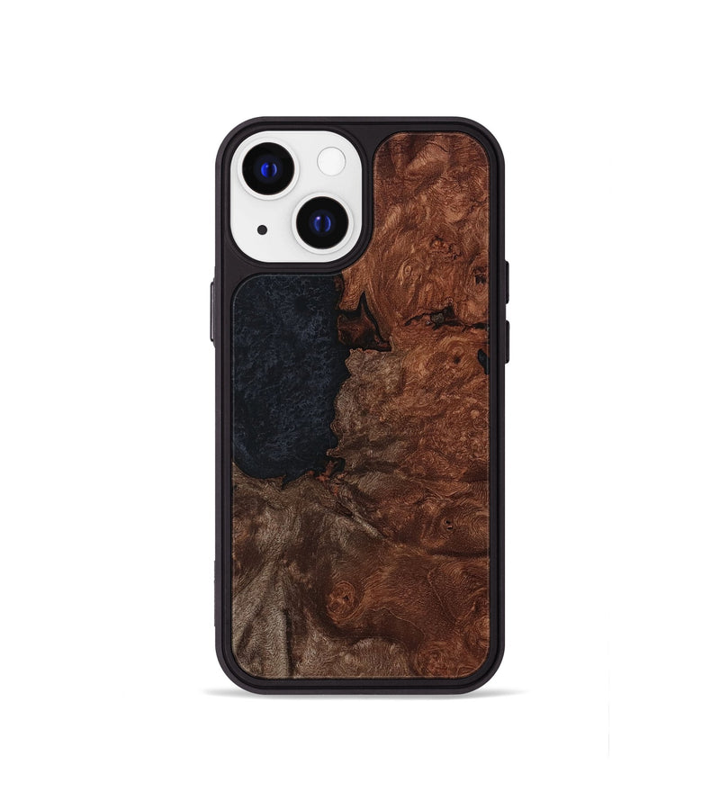 iPhone 13 mini Wood Phone Case - Baylor (Wood Burl, 801217)