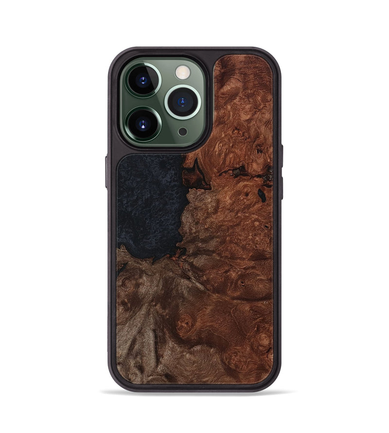 iPhone 13 Pro Wood Phone Case - Baylor (Wood Burl, 801217)