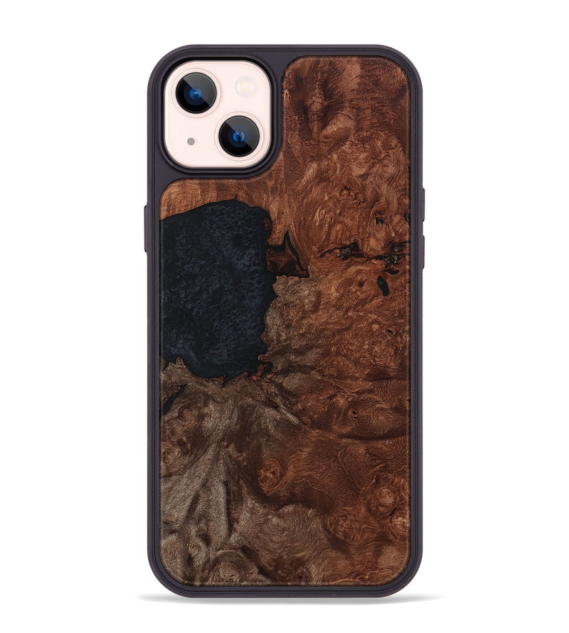 iPhone 14 Plus Wood Phone Case - Baylor (Wood Burl, 801217)