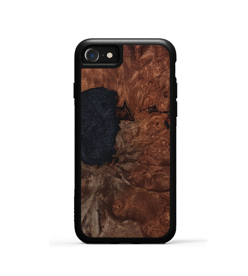 iPhone SE Wood Phone Case - Baylor (Wood Burl, 801217)