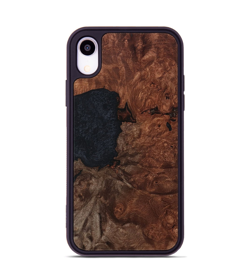 iPhone Xr Wood Phone Case - Baylor (Wood Burl, 801217)