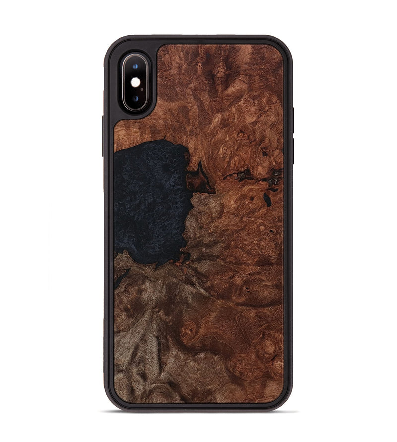 iPhone Xs Max Wood Phone Case - Baylor (Wood Burl, 801217)