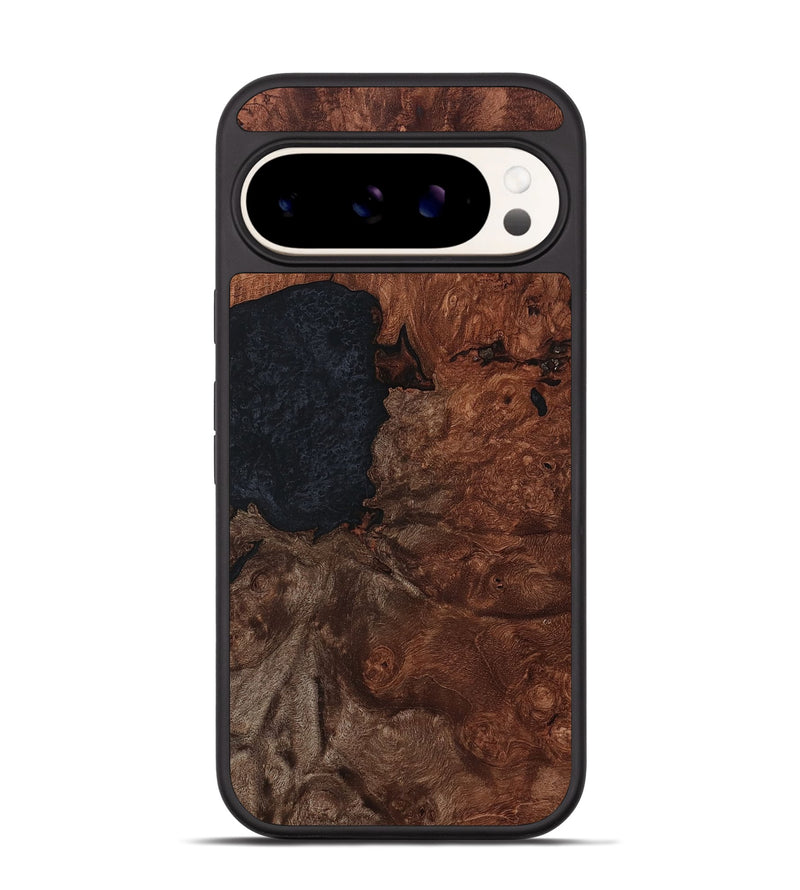 Pixel 9 Wood Phone Case - Baylor (Wood Burl, 801217)