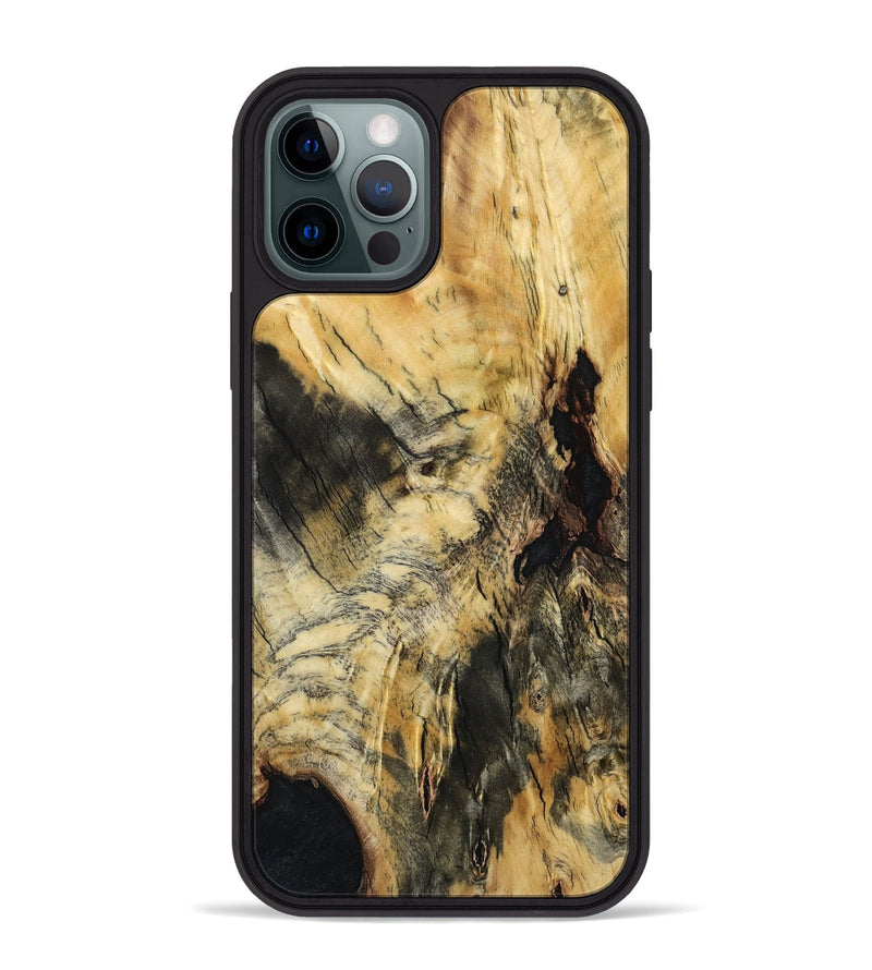 iPhone 12 Pro Max Wood Phone Case - Millie (Wood Burl, 801218)