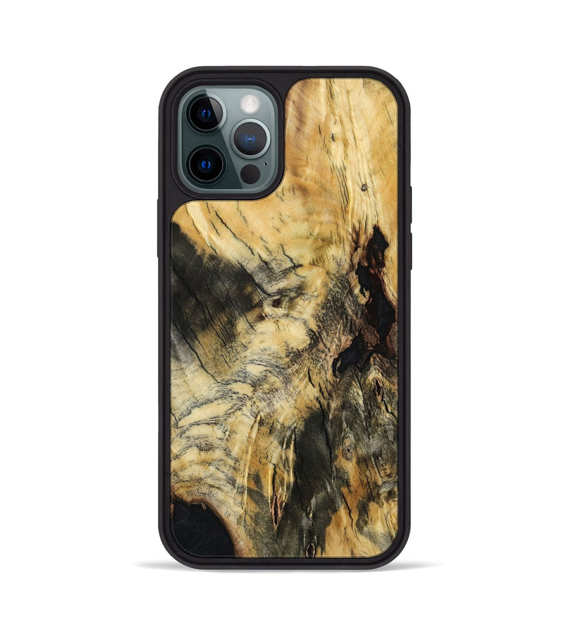 iPhone 12 Pro Wood Phone Case - Millie (Wood Burl, 801218)