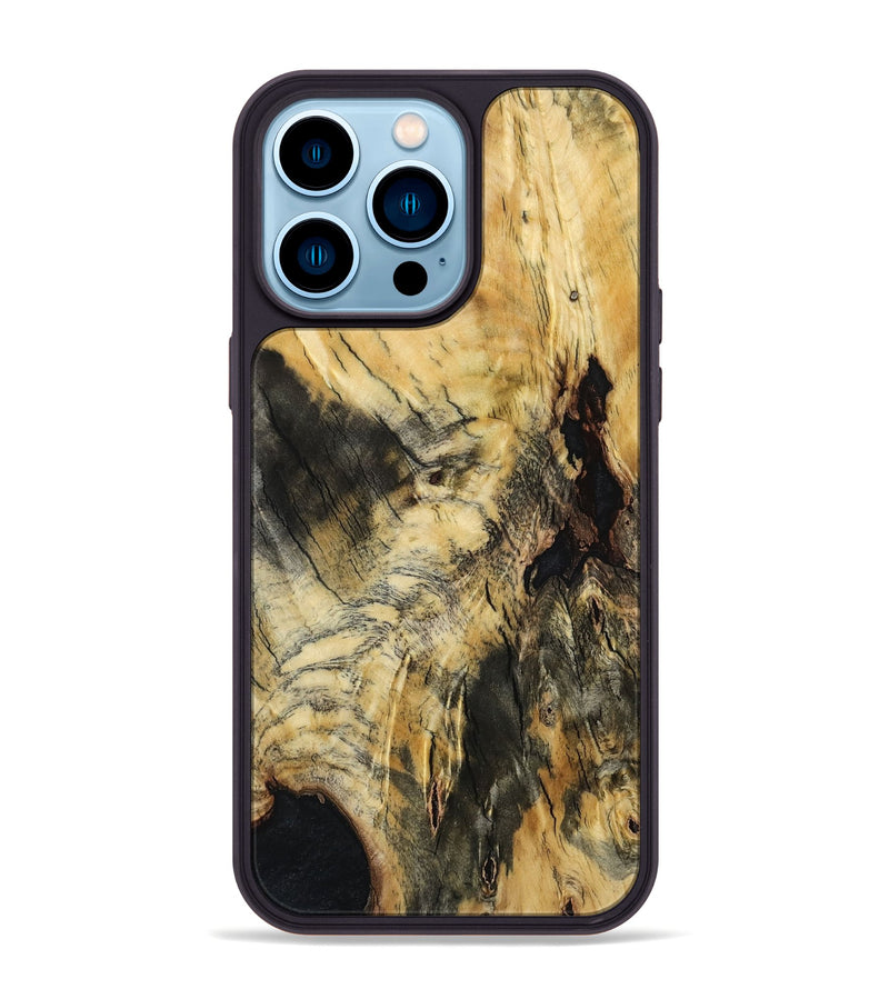 iPhone 14 Pro Max Wood Phone Case - Millie (Wood Burl, 801218)