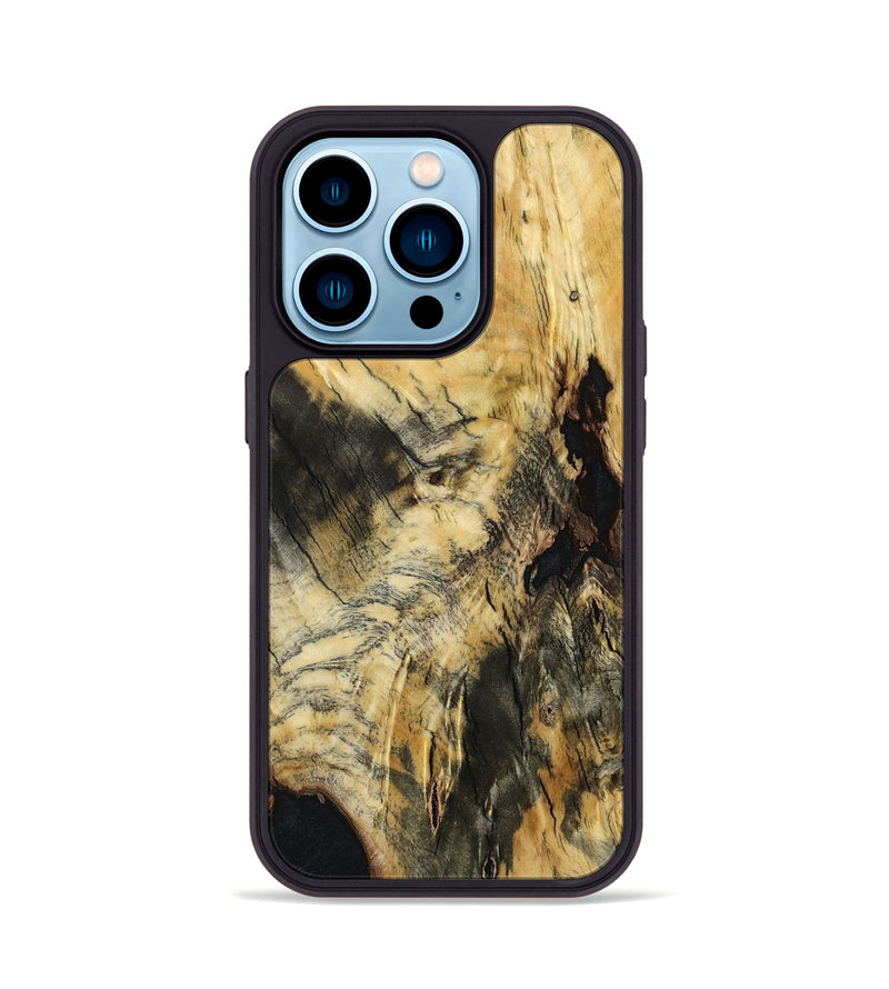 iPhone 14 Pro Wood Phone Case - Millie (Wood Burl, 801218)