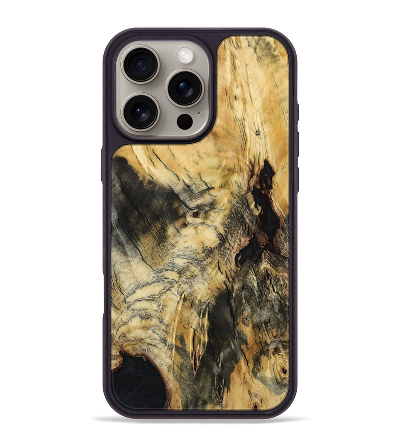 iPhone 16 Pro Max Wood Phone Case - Millie (Wood Burl, 801218)