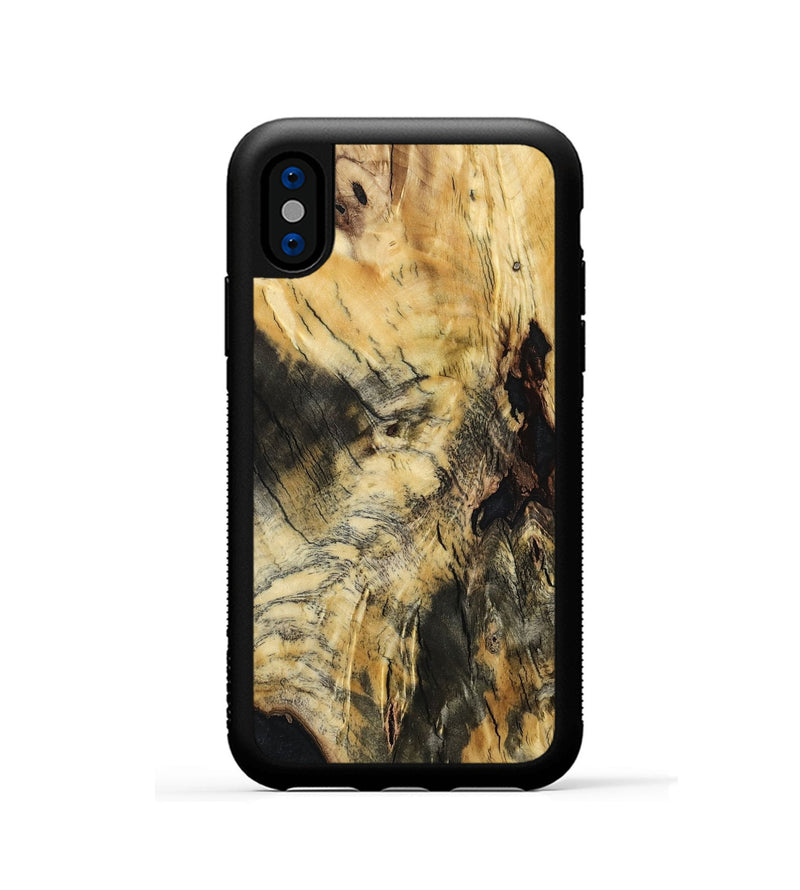 iPhone Xs Wood Phone Case - Millie (Wood Burl, 801218)