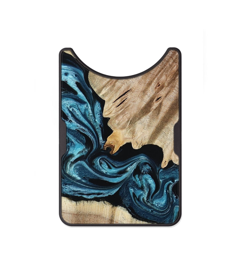 Alloy Wood Wallet - Bernie (Blue, 801220)