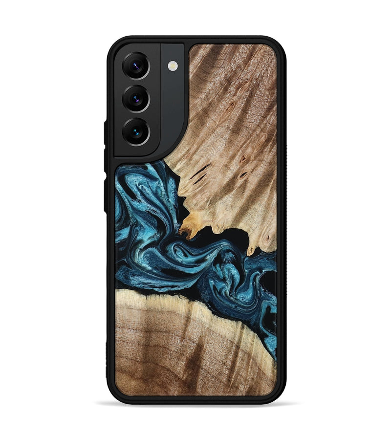 Galaxy S22 Plus Wood Phone Case - Bernie (Blue, 801220)