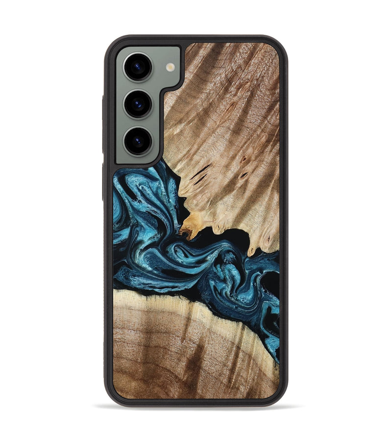 Galaxy S23 Plus Wood Phone Case - Bernie (Blue, 801220)