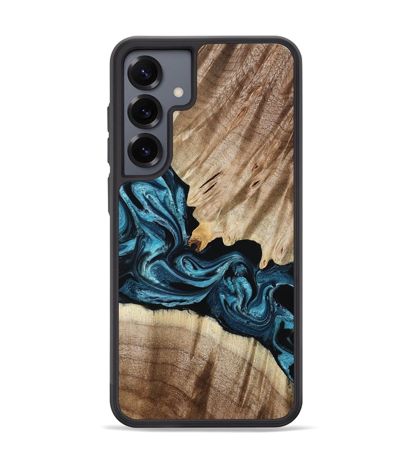 Galaxy S25 Plus Wood Phone Case - Bernie (Blue, 801220)