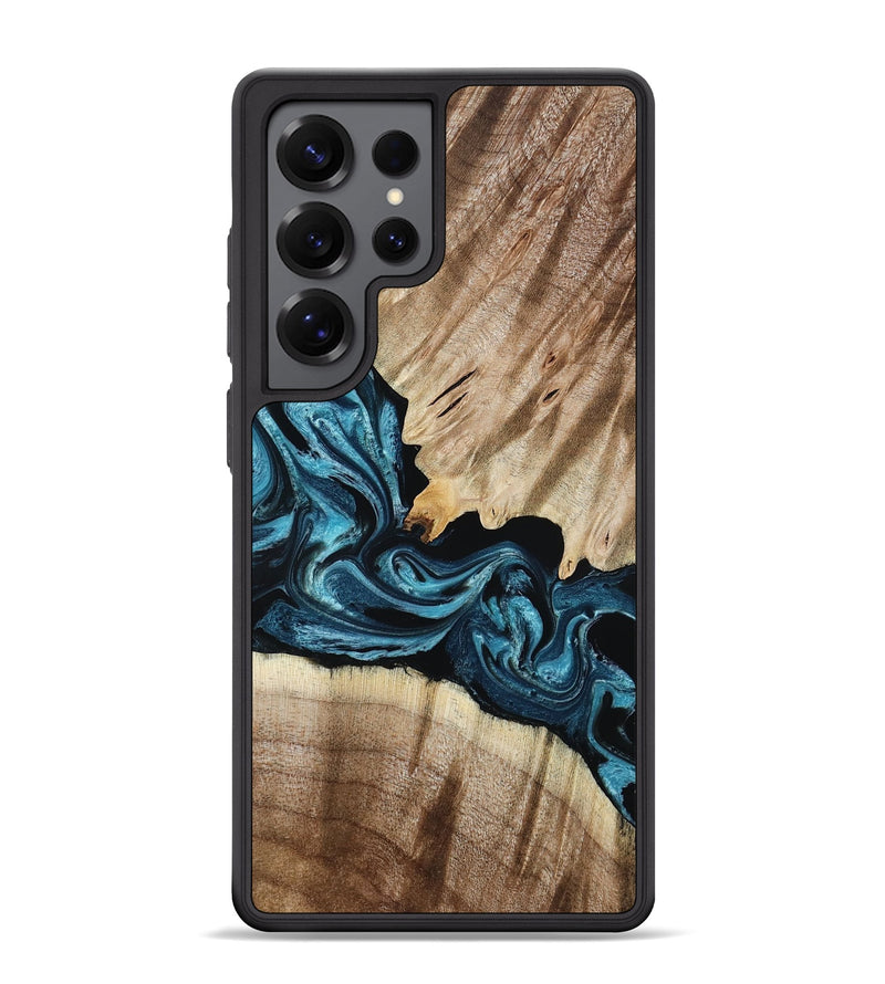 Galaxy S25 Ultra Wood Phone Case - Bernie (Blue, 801220)