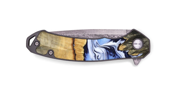 EDC Wood Pocket Knife - Son (Blue, 801222)