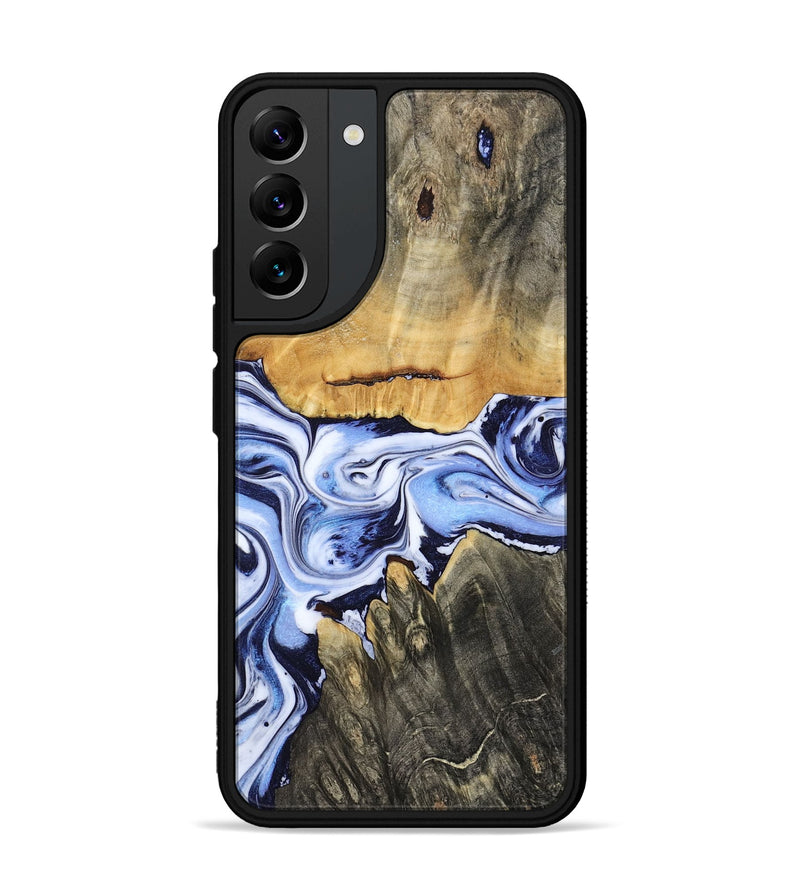 Galaxy S22 Plus Wood Phone Case - Son (Blue, 801222)
