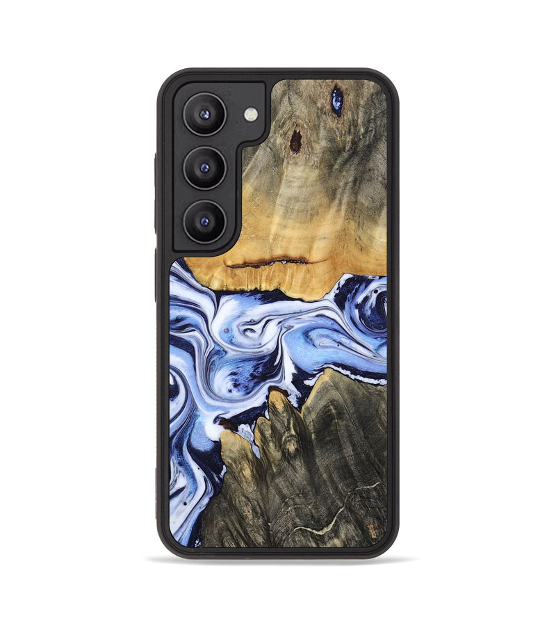 Galaxy S23 Wood Phone Case - Son (Blue, 801222)