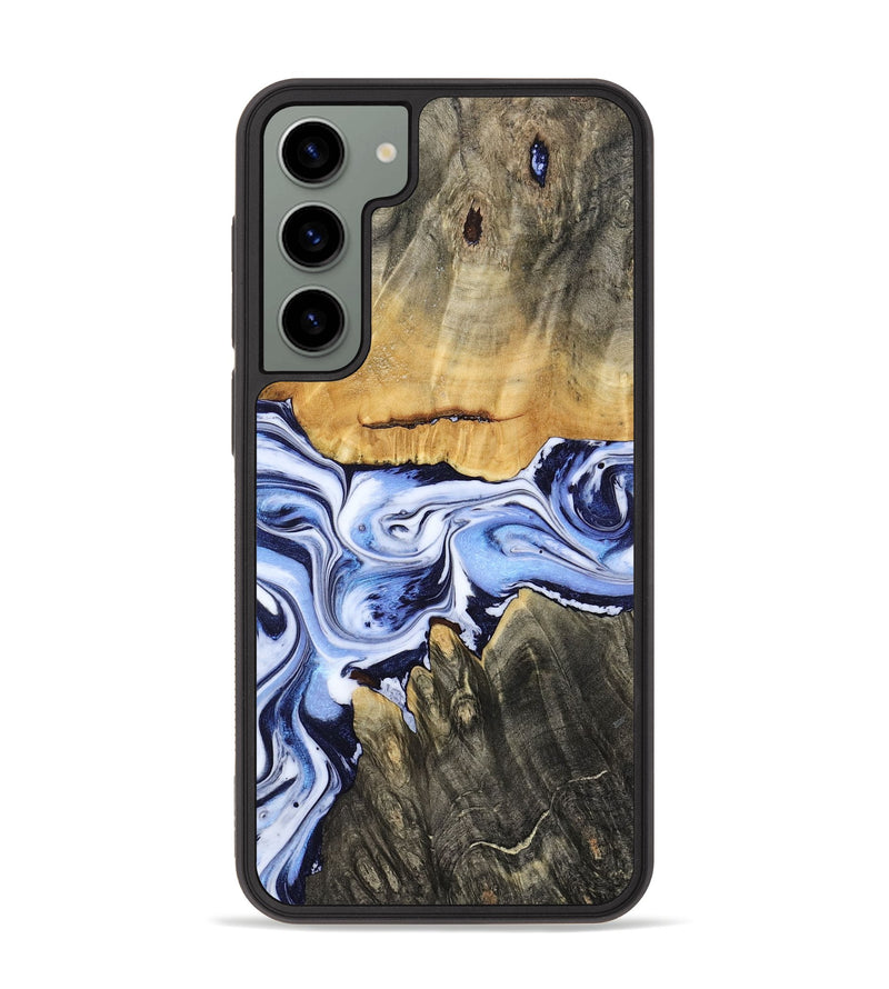 Galaxy S23 Plus Wood Phone Case - Son (Blue, 801222)