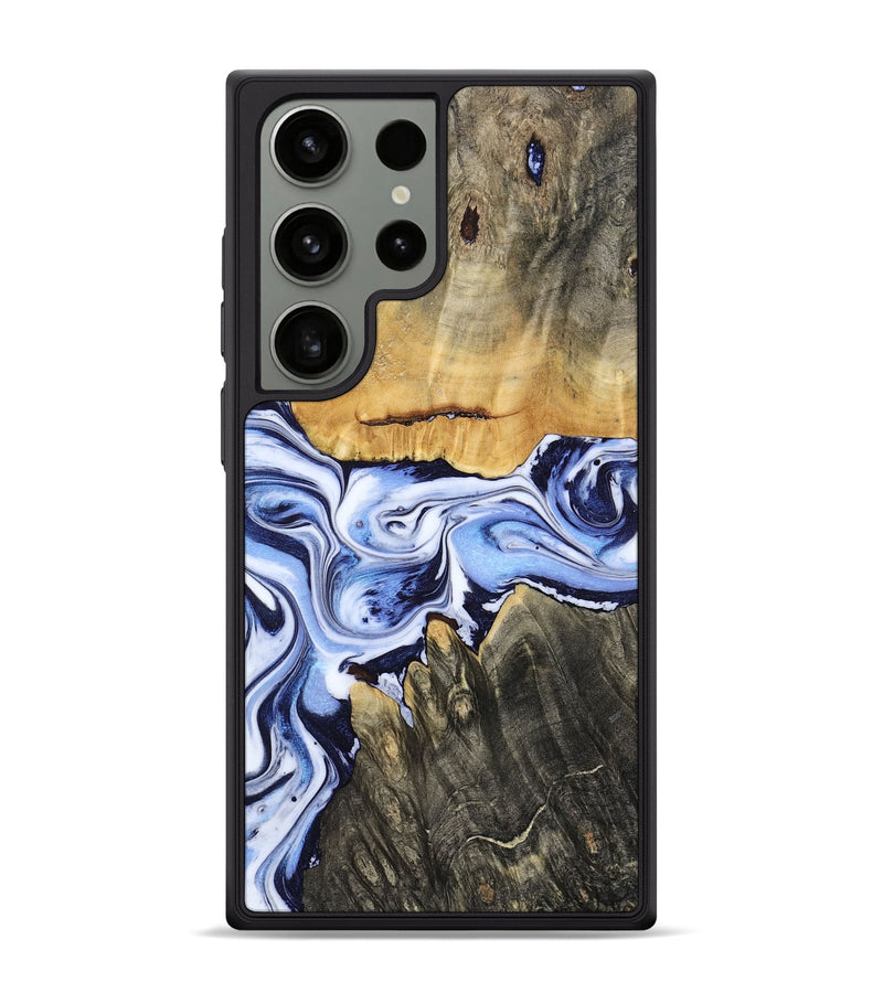 Galaxy S24 Ultra Wood Phone Case - Son (Blue, 801222)