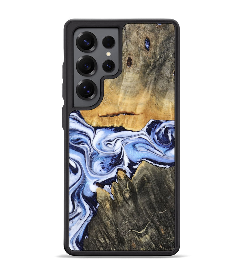 Galaxy S25 Ultra Wood Phone Case - Son (Blue, 801222)