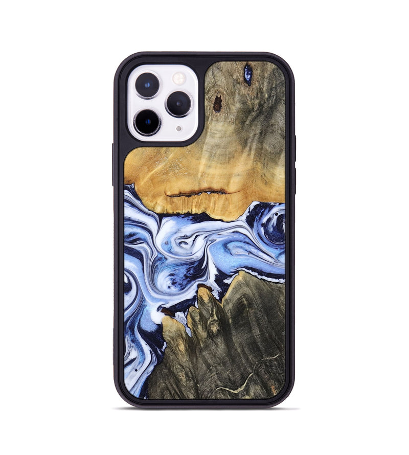 iPhone 11 Pro Wood Phone Case - Son (Blue, 801222)