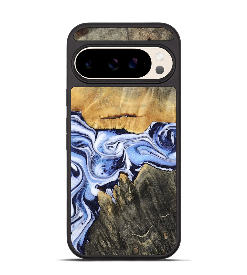 Pixel 10 Wood Phone Case - Son (Blue, 801222)