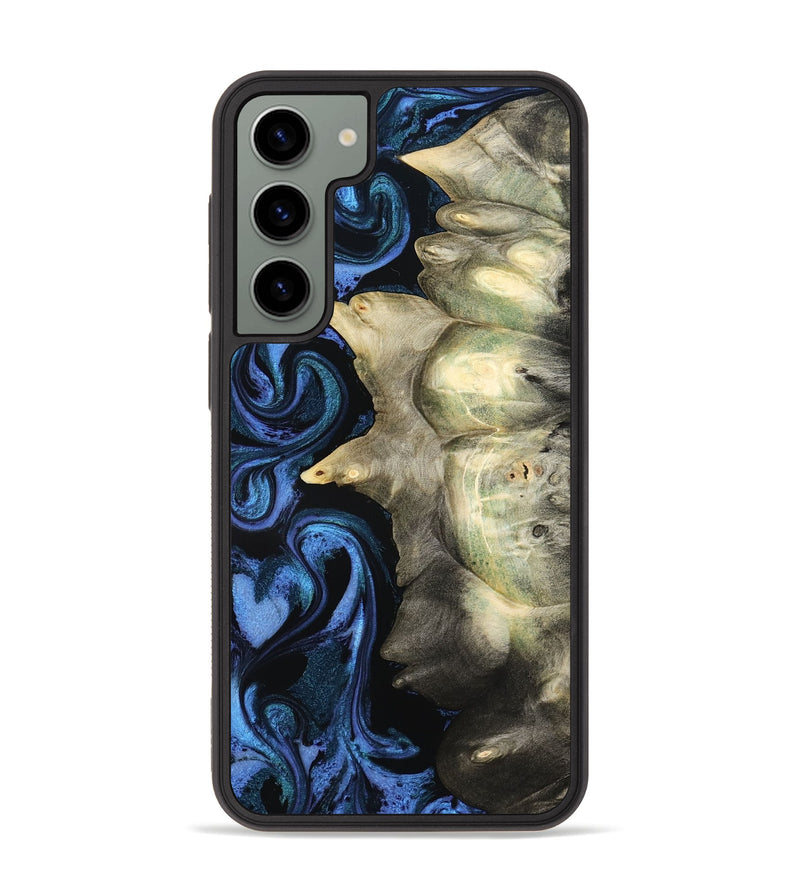 Galaxy S23 Plus Wood Phone Case - Kristal (Blue, 801223)