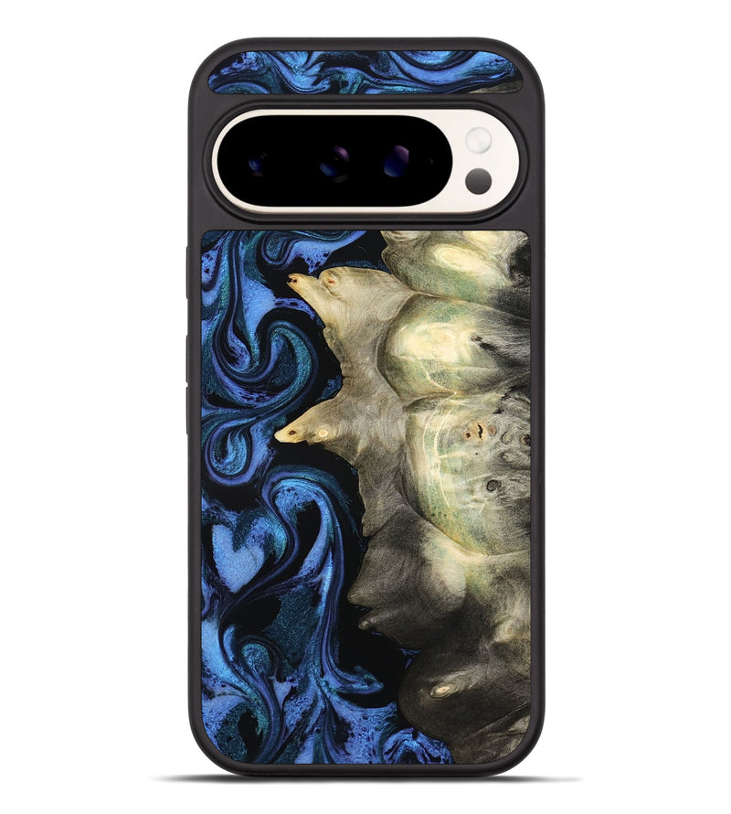 Pixel 9 Pro XL Wood Phone Case - Kristal (Blue, 801223)