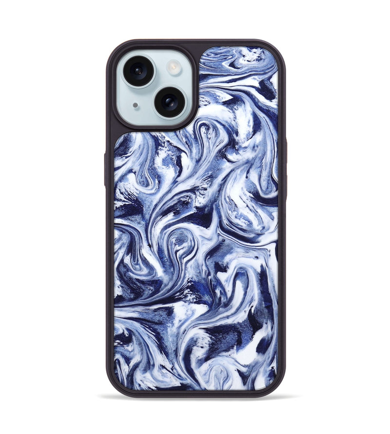 iPhone 15 ResinArt Phone Case - Lilith (Blue, 801224)