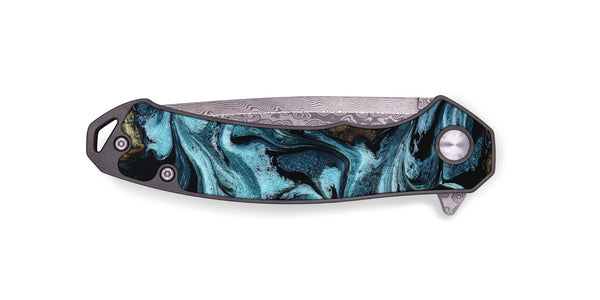 EDC Wood Pocket Knife - Cade (Blue, 801226)