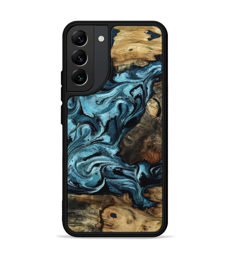 Galaxy S22 Plus Wood Phone Case - Cade (Blue, 801226)