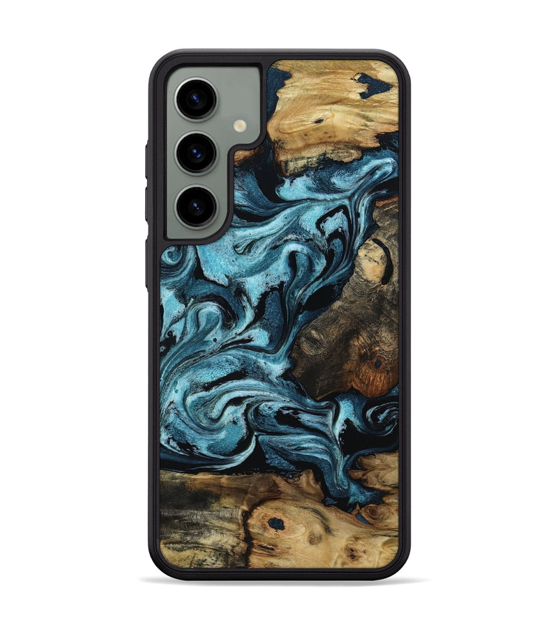 Galaxy S24 Plus Wood Phone Case - Cade (Blue, 801226)