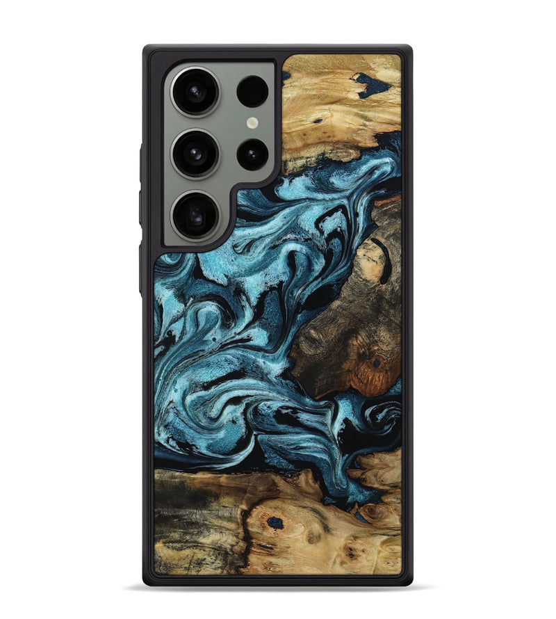 Galaxy S24 Ultra Wood Phone Case - Cade (Blue, 801226)