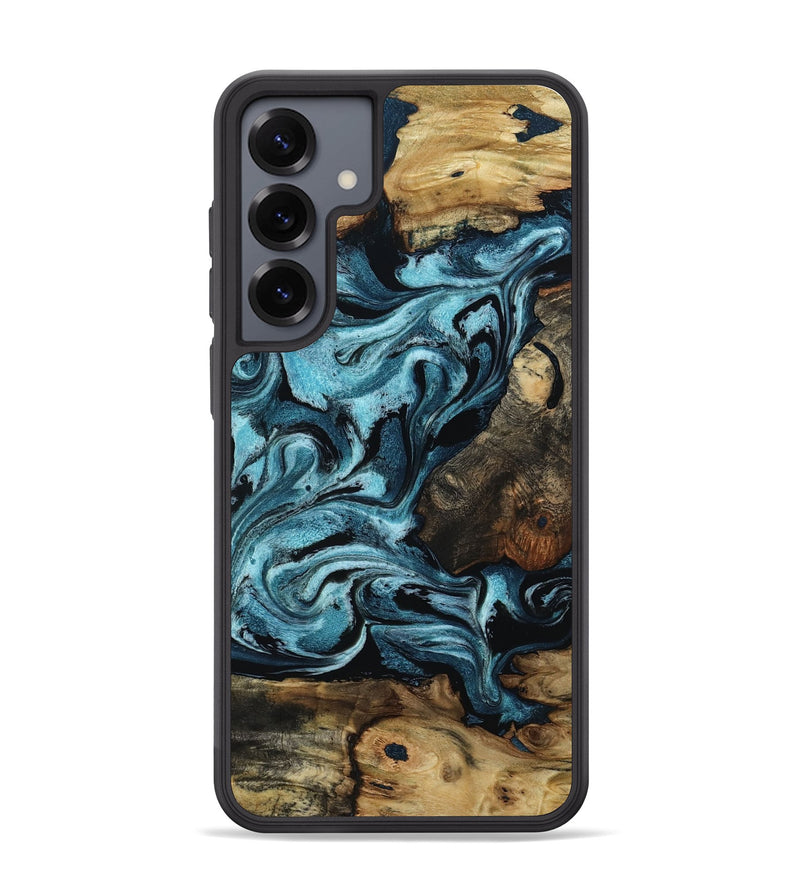 Galaxy S25 Plus Wood Phone Case - Cade (Blue, 801226)
