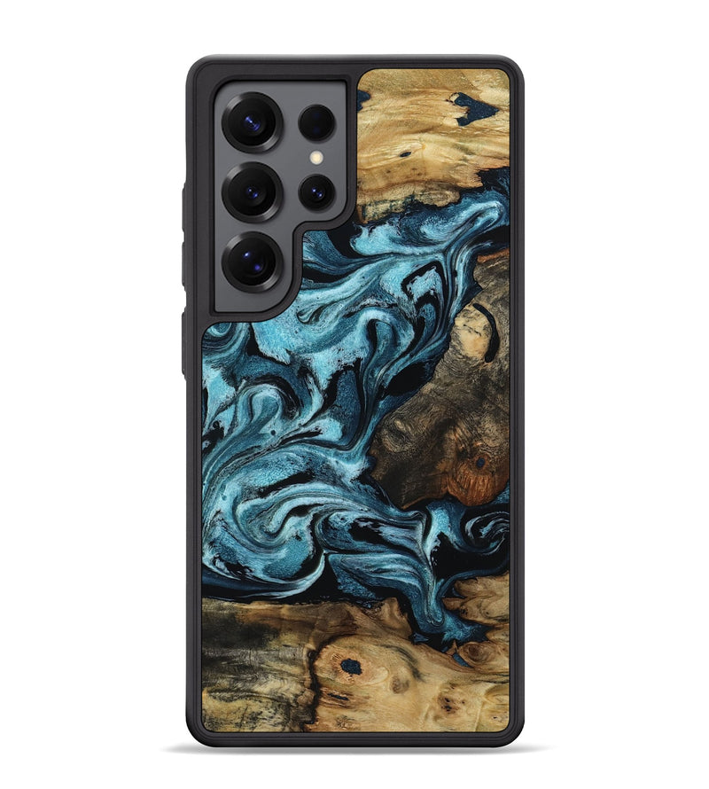 Galaxy S25 Ultra Wood Phone Case - Cade (Blue, 801226)
