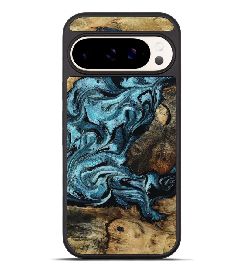 Pixel 9 Pro XL Wood Phone Case - Cade (Blue, 801226)